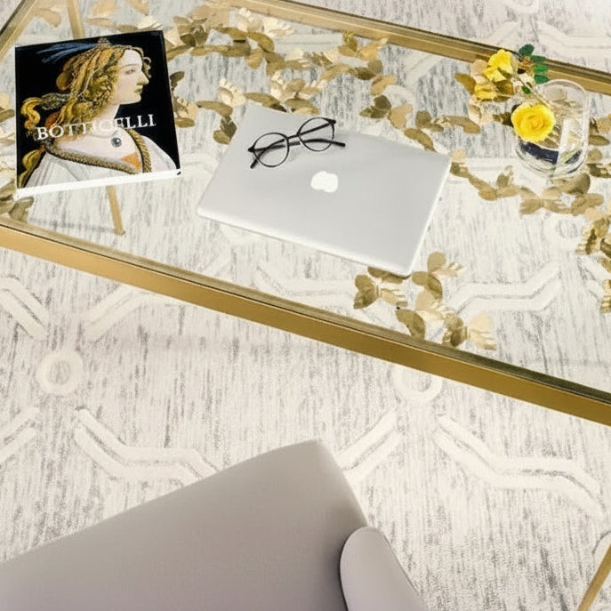 SAFAVIEH Marylin Antique Gold Leaf Butterfly Desk