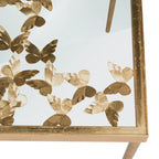 Bureau papillon Marylin, finition feuille d'or antique