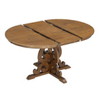 Ensemble de salle à manger 5 pièces en bois avec table extensible et 4 chaises