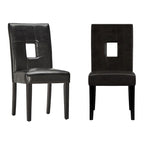 Chaises de salle à manger Brda à dossier ajouré (lot de 2)