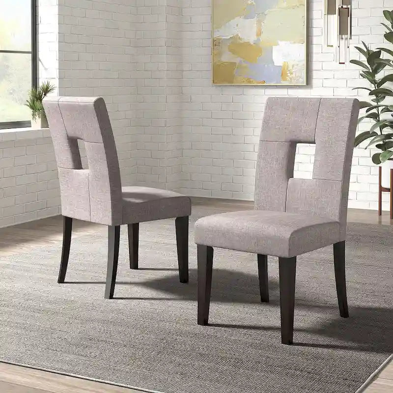 Chaises de salle à manger Brda à dossier ajouré (lot de 2)