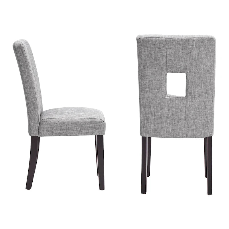 Chaises de salle à manger Brda à dossier ajouré (lot de 2)