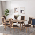 Chaise de salle à manger rembourrée Regina Wood