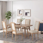 Chaise de salle à manger rembourrée Regina Wood