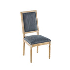 Chaise de salle à manger rembourrée Regina Wood