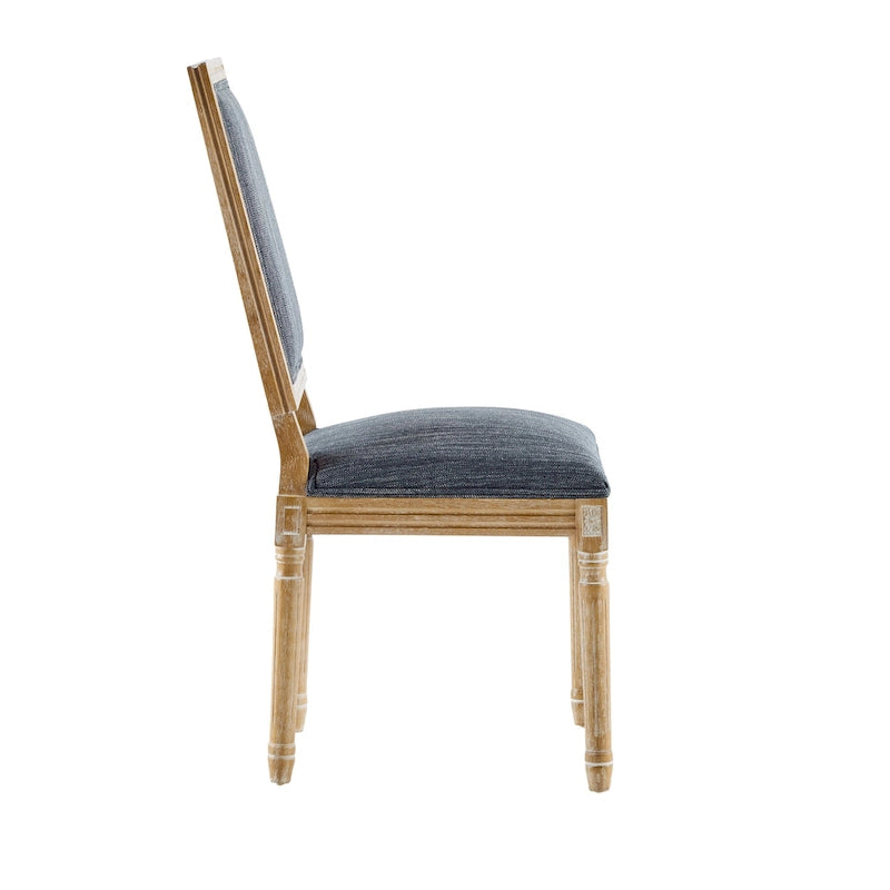 Chaise de salle à manger rembourrée Regina Wood