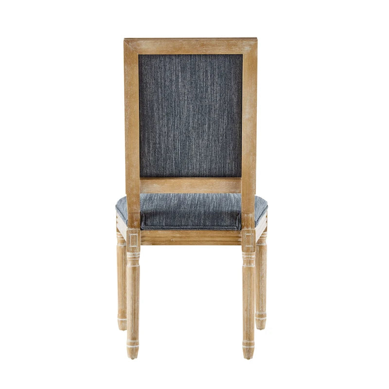 Chaise de salle à manger rembourrée Regina Wood