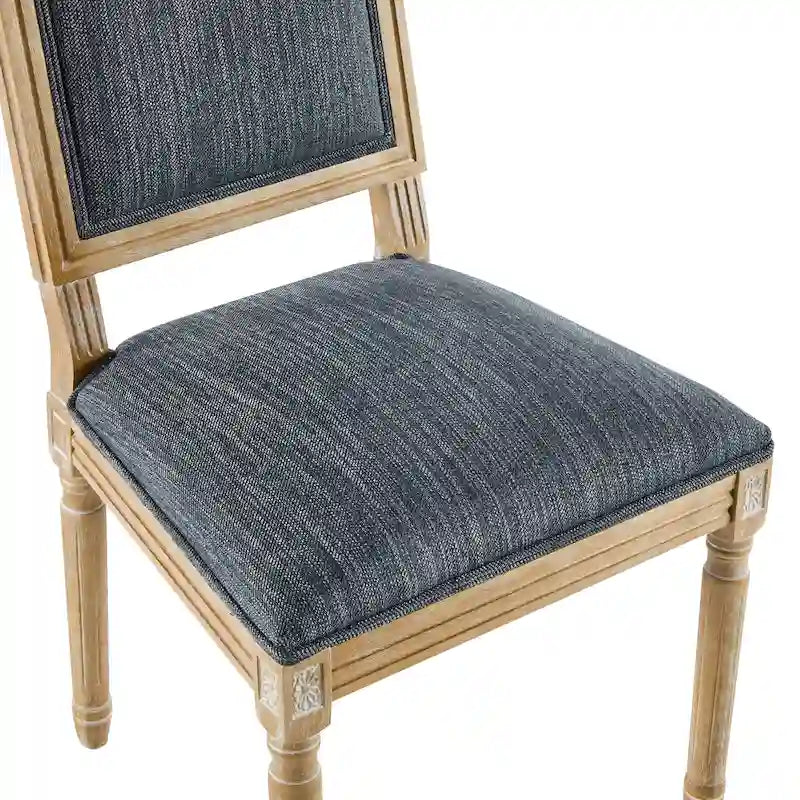 Chaise de salle à manger rembourrée Regina Wood
