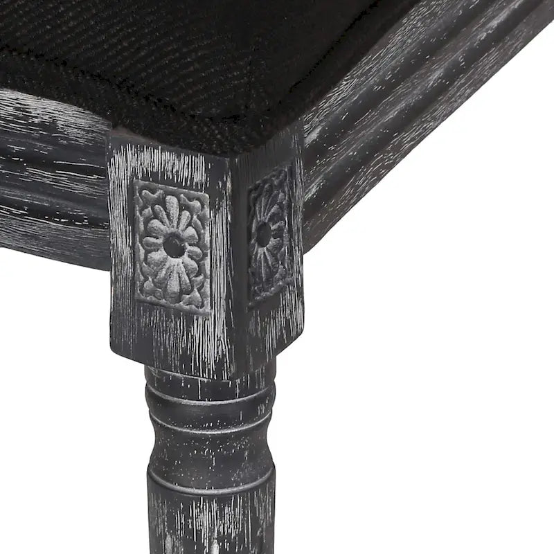 Chaise de salle à manger rembourrée Regina Wood