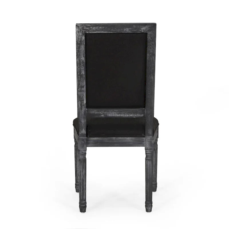 Chaise de salle à manger rembourrée Regina Wood