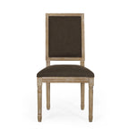 Chaise de salle à manger rembourrée Regina Wood