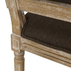 Chaise de salle à manger rembourrée Regina Wood