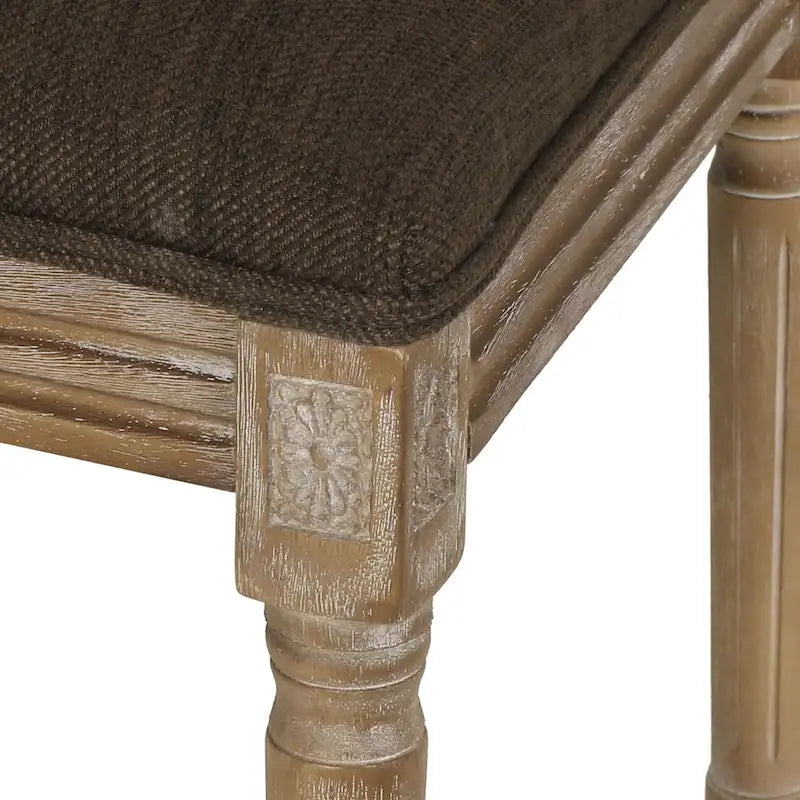 Chaise de salle à manger rembourrée Regina Wood