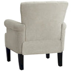 Fauteuil touffeté en polyester Accent Rivet