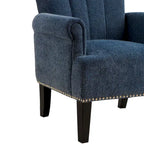 Fauteuil touffeté en polyester Accent Rivet