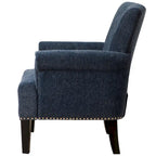 Fauteuil touffeté en polyester Accent Rivet