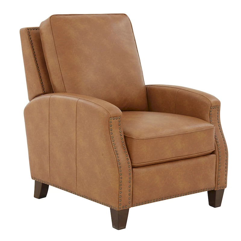 Fauteuil inclinable à dossier basculant Julian en similicuir