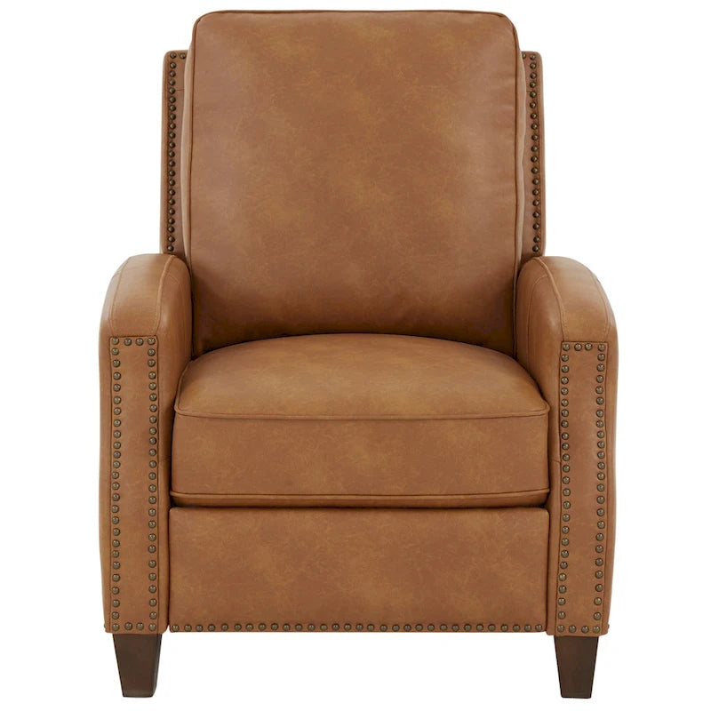 Fauteuil inclinable à dossier basculant Julian en similicuir