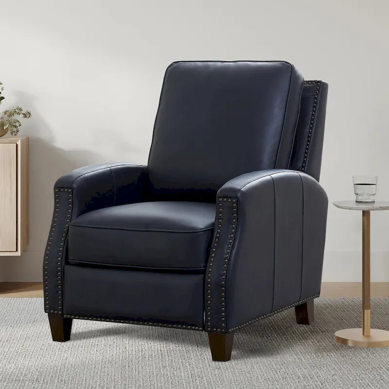 Fauteuil inclinable à dossier basculant Julian en similicuir