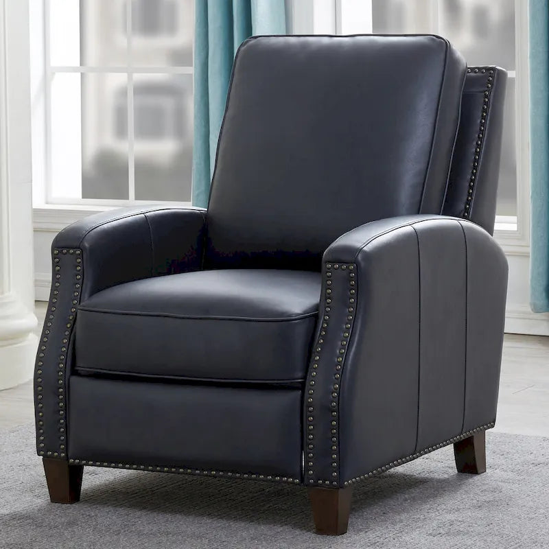 Fauteuil inclinable à dossier basculant Julian en similicuir