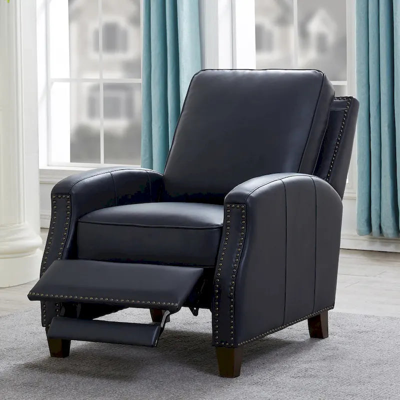 Fauteuil inclinable à dossier basculant Julian en similicuir