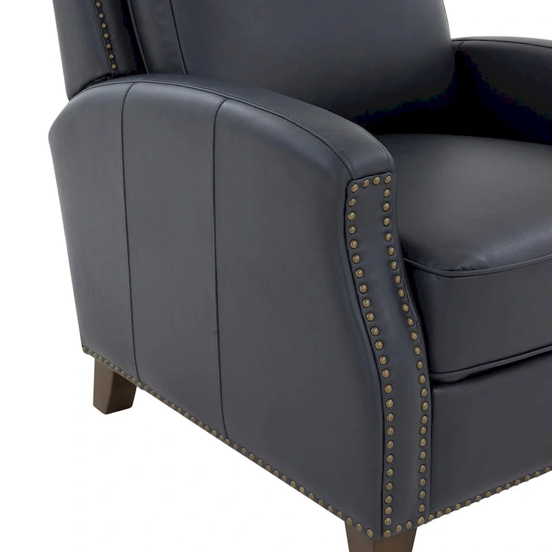 Fauteuil inclinable à dossier basculant Julian en similicuir