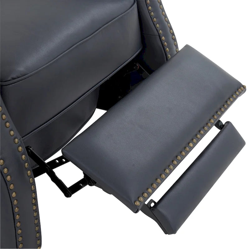 Fauteuil inclinable à dossier basculant Julian en similicuir