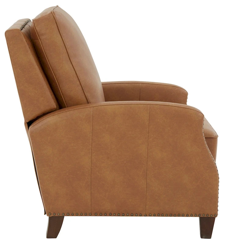 Fauteuil inclinable à dossier basculant Julian en similicuir
