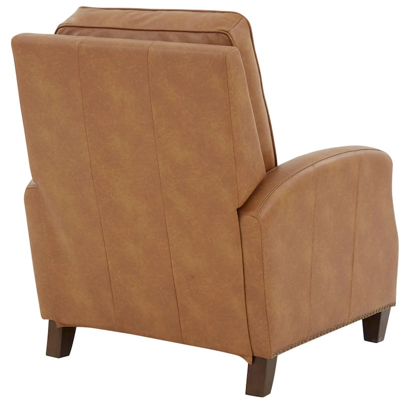 Fauteuil inclinable à dossier basculant Julian en similicuir