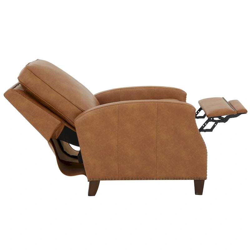 Fauteuil inclinable à dossier basculant Julian en similicuir