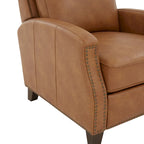 Fauteuil inclinable à dossier basculant Julian en similicuir