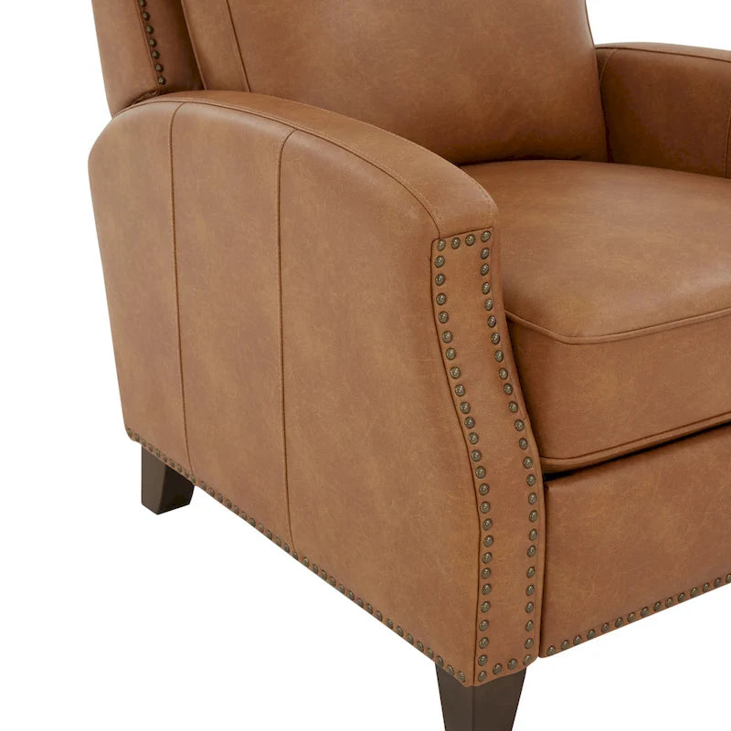 Fauteuil inclinable à dossier basculant Julian en similicuir
