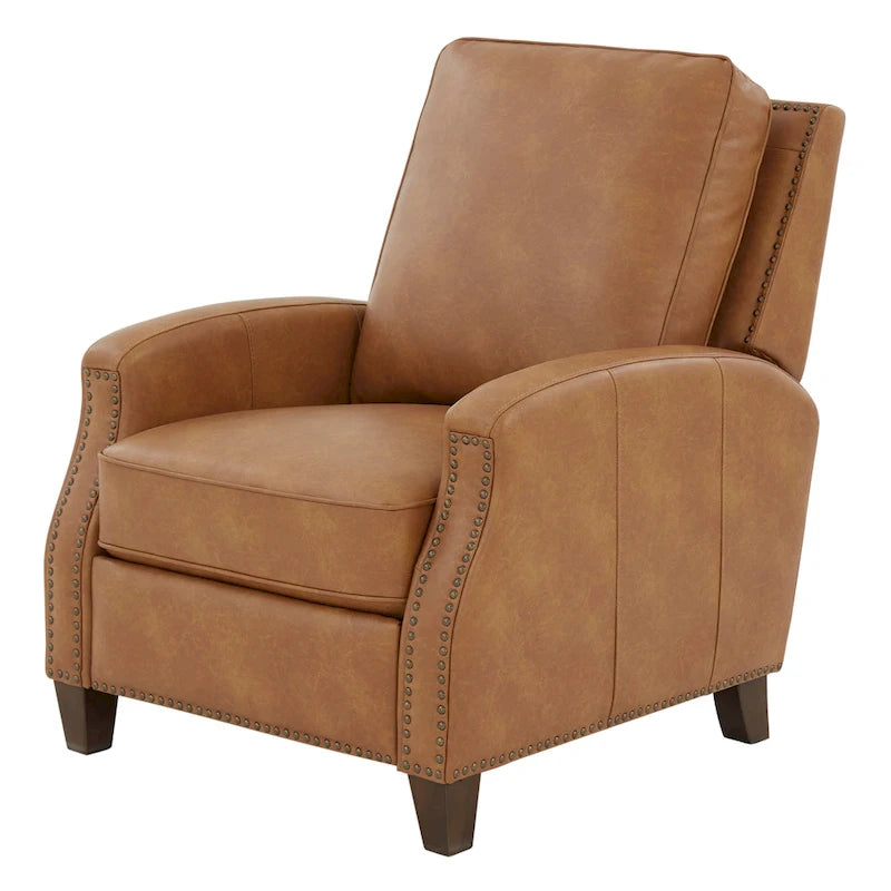 Fauteuil inclinable à dossier basculant Julian en similicuir