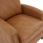 Fauteuil inclinable à dossier basculant Julian en similicuir
