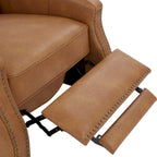 Fauteuil inclinable à dossier basculant Julian en similicuir
