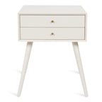 Table de chevet Finco avec 2 tiroirs