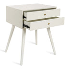 Table de chevet Finco avec 2 tiroirs