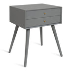 Table de chevet Finco avec 2 tiroirs