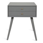 Table de chevet Finco avec 2 tiroirs
