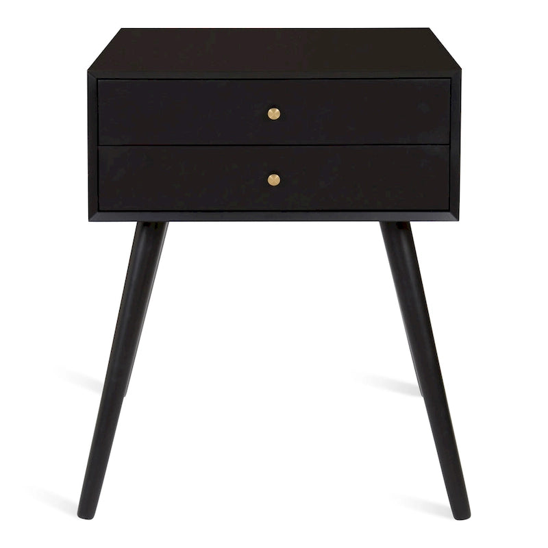 Table de chevet Finco avec 2 tiroirs