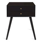 Table de chevet Finco avec 2 tiroirs