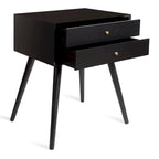 Table de chevet Finco avec 2 tiroirs