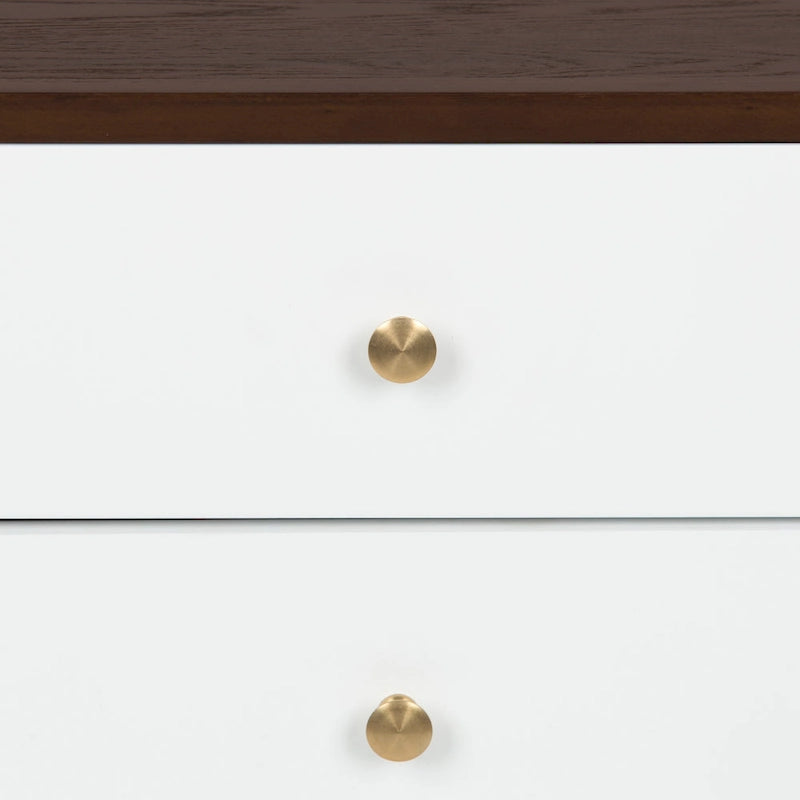 Table de chevet Finco avec 2 tiroirs