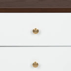 Table de chevet Finco avec 2 tiroirs