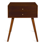 Table de chevet Finco avec 2 tiroirs