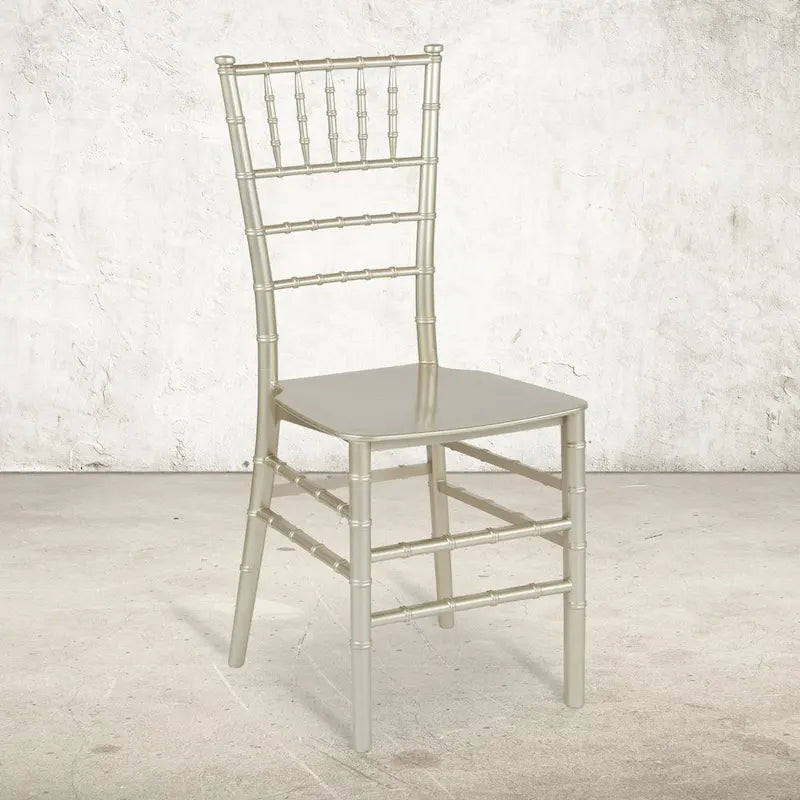 Chaise Chiavari empilable en résine - 15L x 18,75P x 35H - 15L x 18,75P x 35H