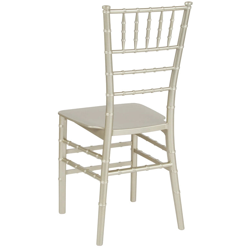 Chaise Chiavari empilable en résine - 15L x 18,75P x 35H - 15L x 18,75P x 35H