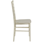 Chaise Chiavari empilable en résine - 15L x 18,75P x 35H - 15L x 18,75P x 35H