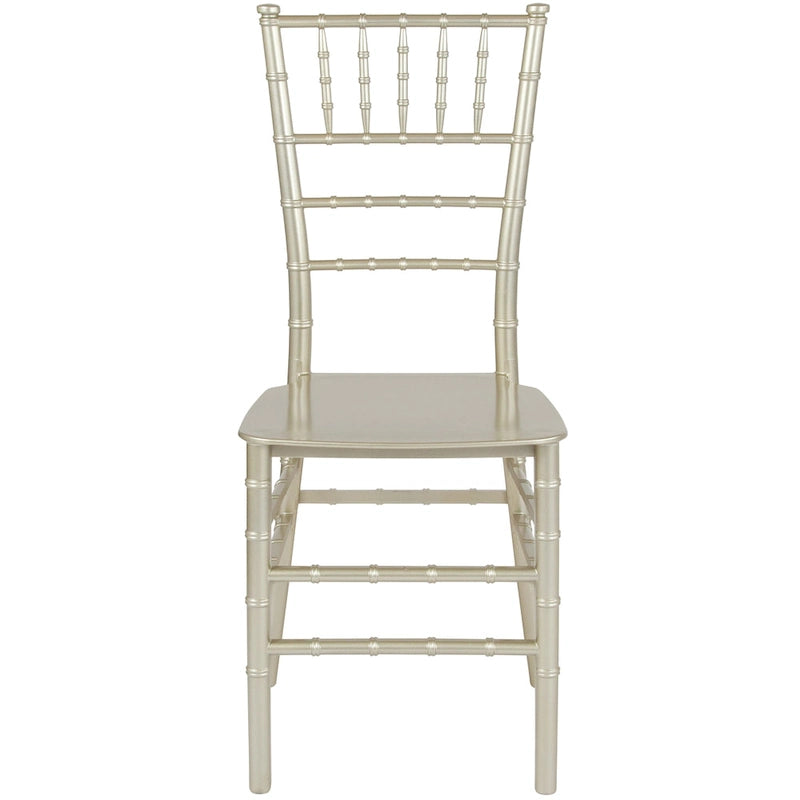 Chaise Chiavari empilable en résine - 15L x 18,75P x 35H - 15L x 18,75P x 35H