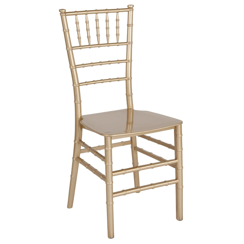 Chaise Chiavari empilable en résine - 15L x 18,75P x 35H - 15L x 18,75P x 35H